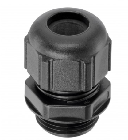 Polyamid IP68 kort gevind Sort (RAL 9005)